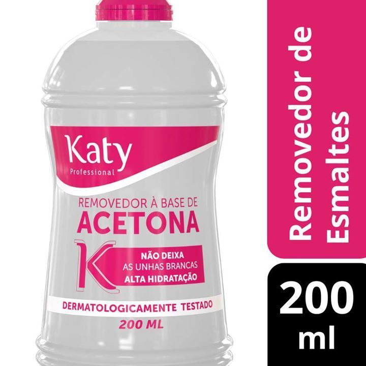Removedor de Esmalte a Base de Acetona Katy - 200 ml