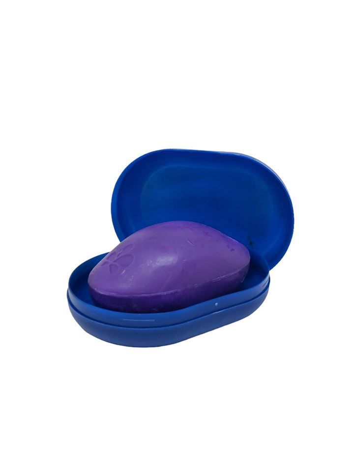 Saboneteira Oval Azul Katy