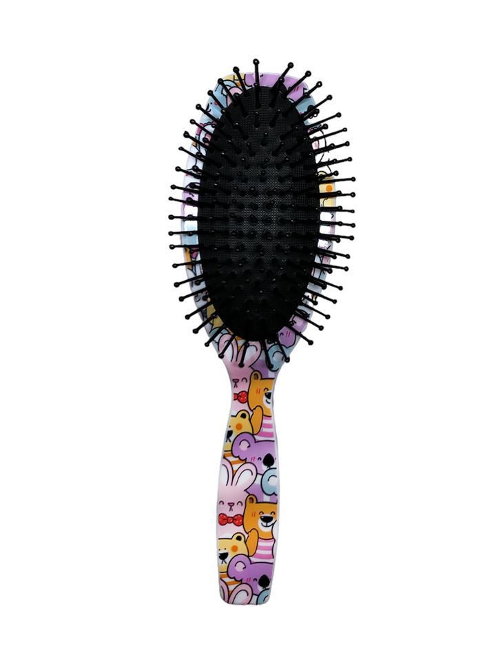 Escova Colors Oval Katy - Branco Pelúcia