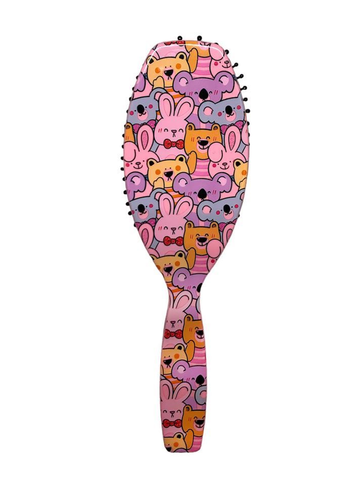 Escova Colors Oval Katy - Rosa Pelúcia