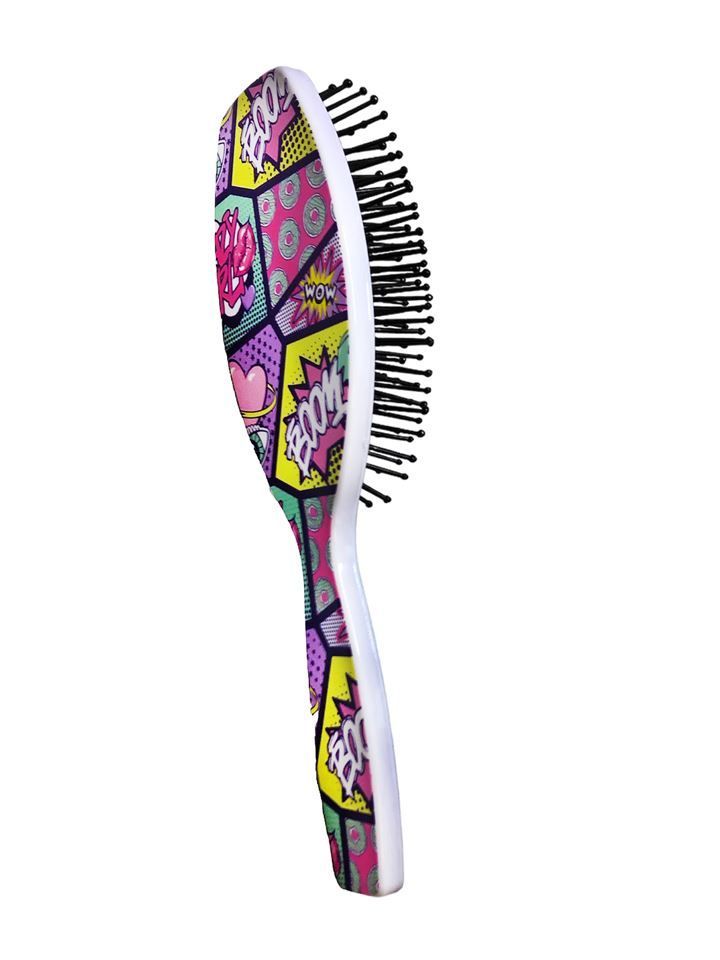 Escova Colors Oval Katy - Quadrinhos