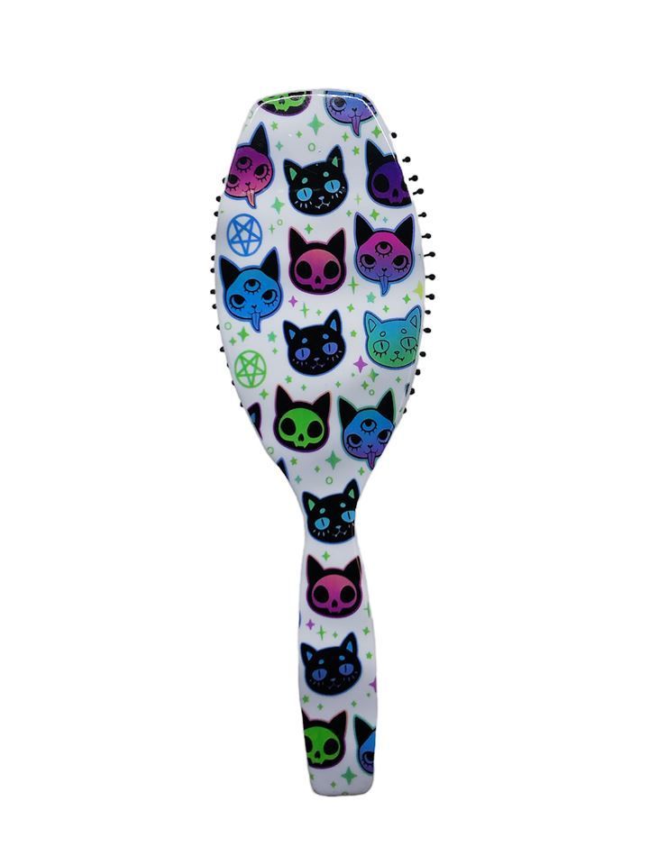 Escova Colors Oval Katy - Gatinho