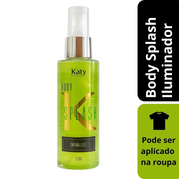 Body Splash Katy 120 ml - Caviar e Algas