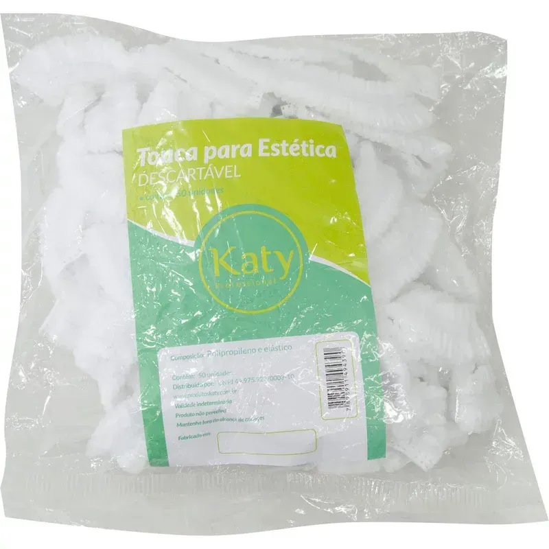 Touca Estética Descartável Katy - 50 unidades