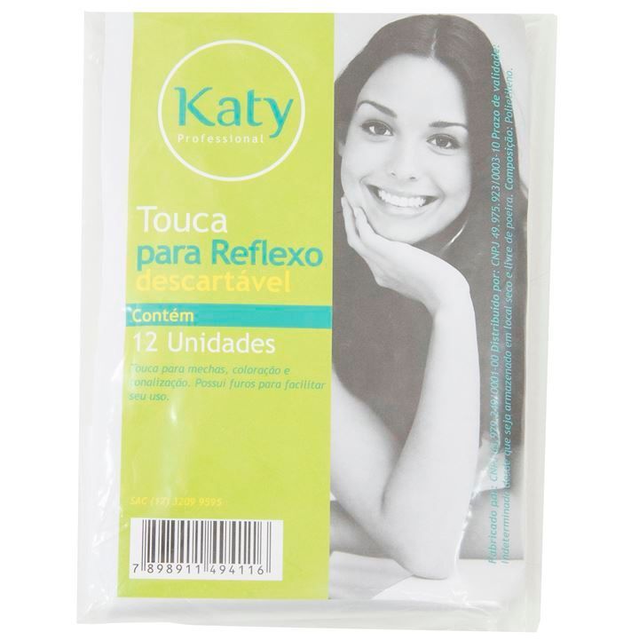 Touca Reflexo Descartável Katy - 12 unidades