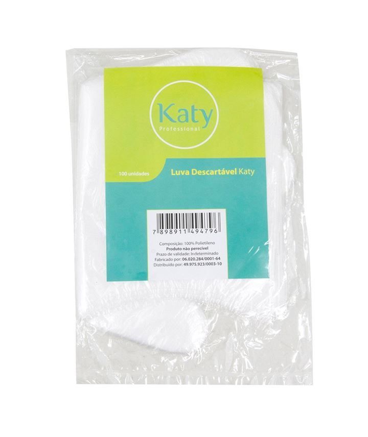 Luva Descartável Katy - 100 unidades