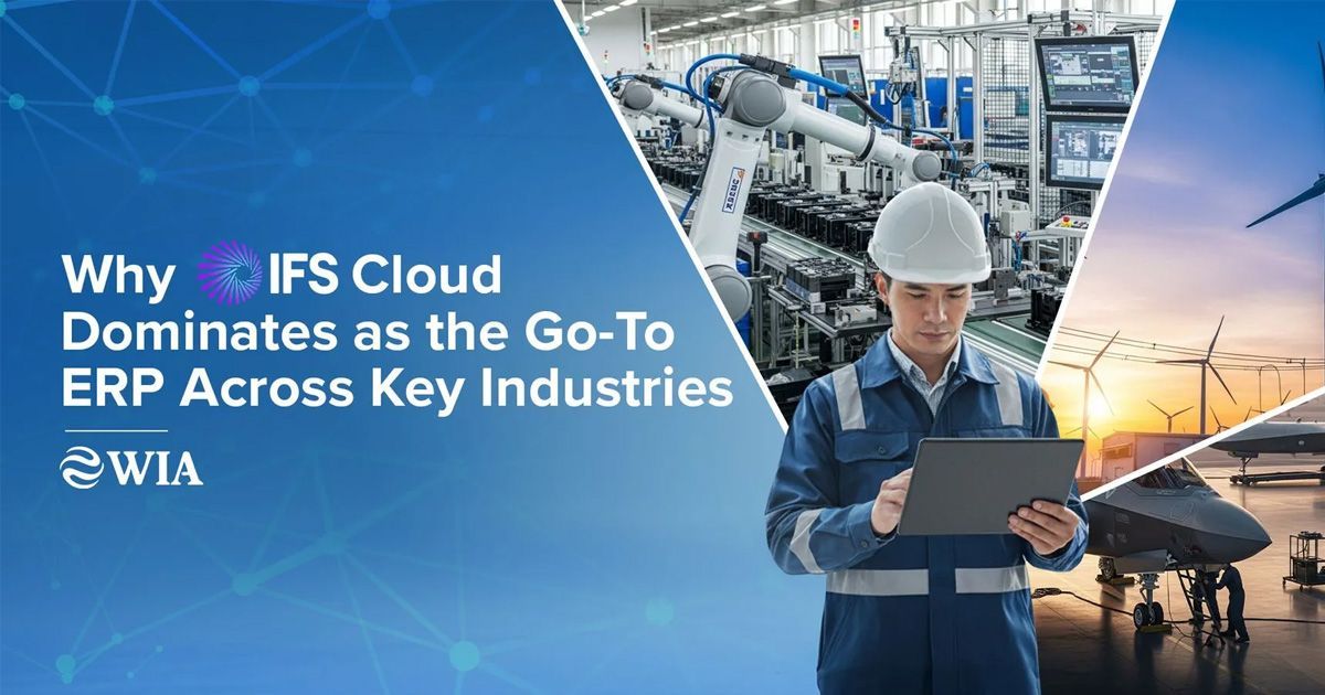 IFS Cloud ERP dashboard supporting Construction Industry