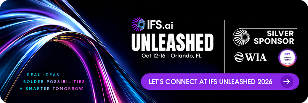Meet WIA Systems - Sliver Sponsor at IFS Unleashed 202