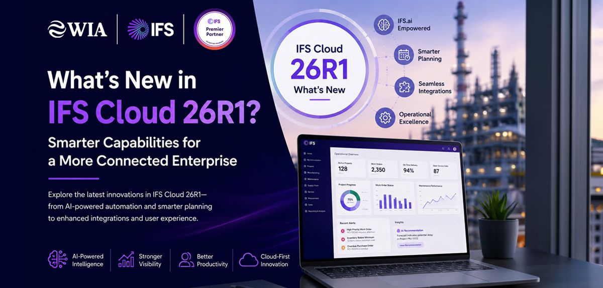 IFS Cloud 26R1 new features and AI-powered ERP capabilities