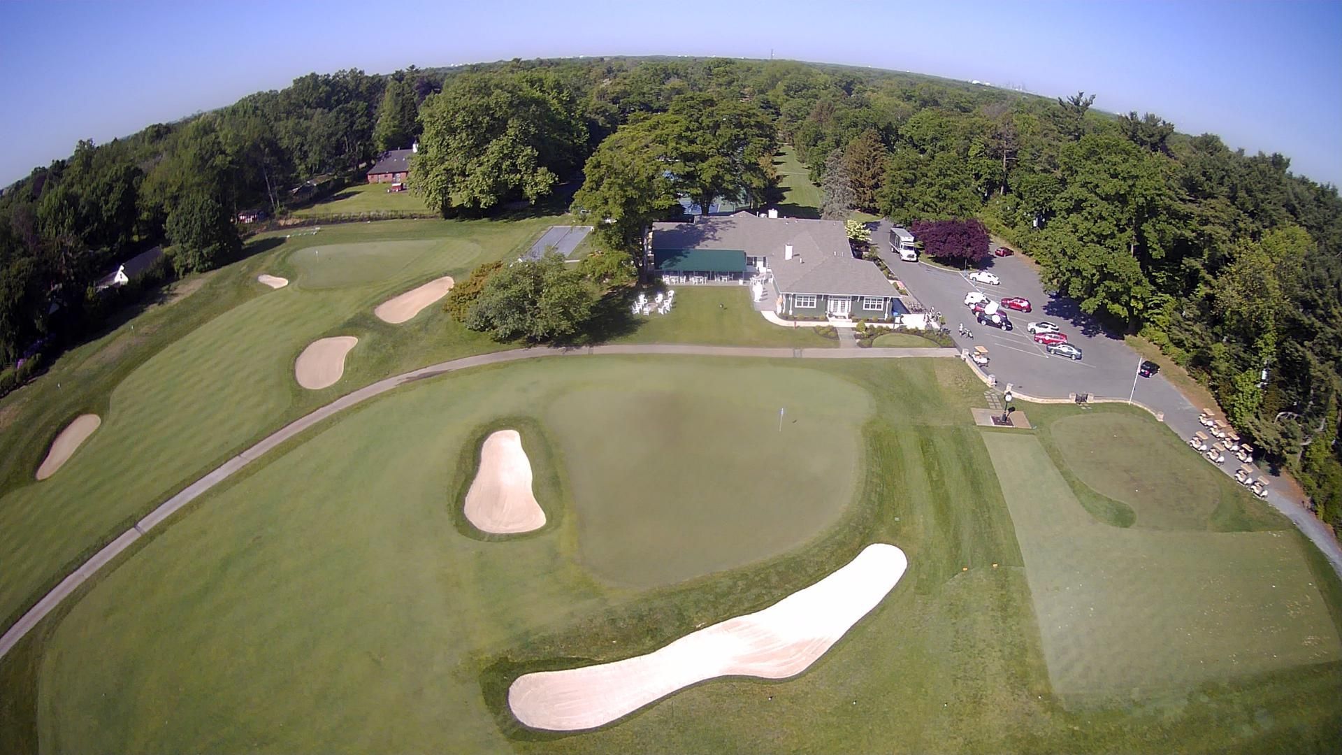 Aerial view of Moorestown Field Club