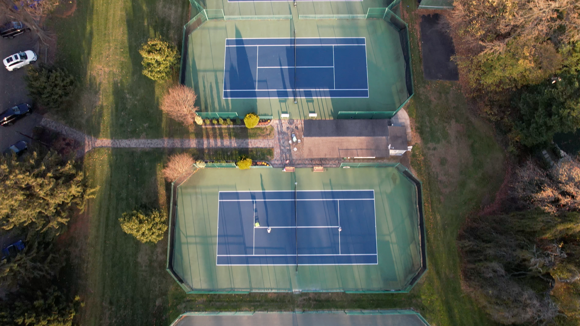 The courts at Moorestown Field Club