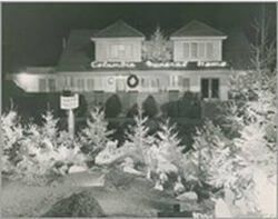 Columbia Funeral Home exterior view in Seattle, WA in 1950