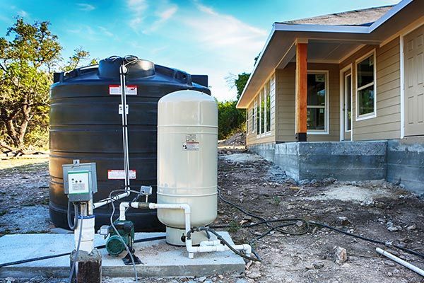 Drilled Draw Well with Pressure Switch and Storage Tank — Urbana, OH — Gothard Pump Drilled Draw Well with Pressure Switch and Storage Tank — Urbana, OH — Gothard Pump