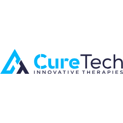 CureTech logo in blue and black with the tagline “Innovative Therapies”