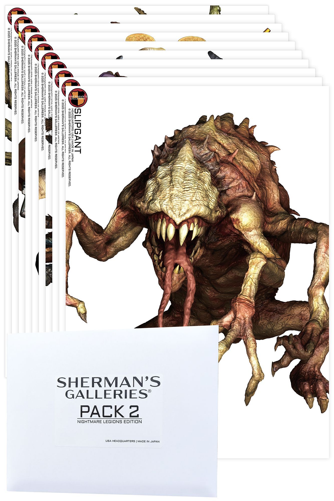 SHERMAN'S GALLERIES® PACK 2: NIGHTMARE LEGIONS EDITION (L SERIES) - CASE OF 86 UNITS