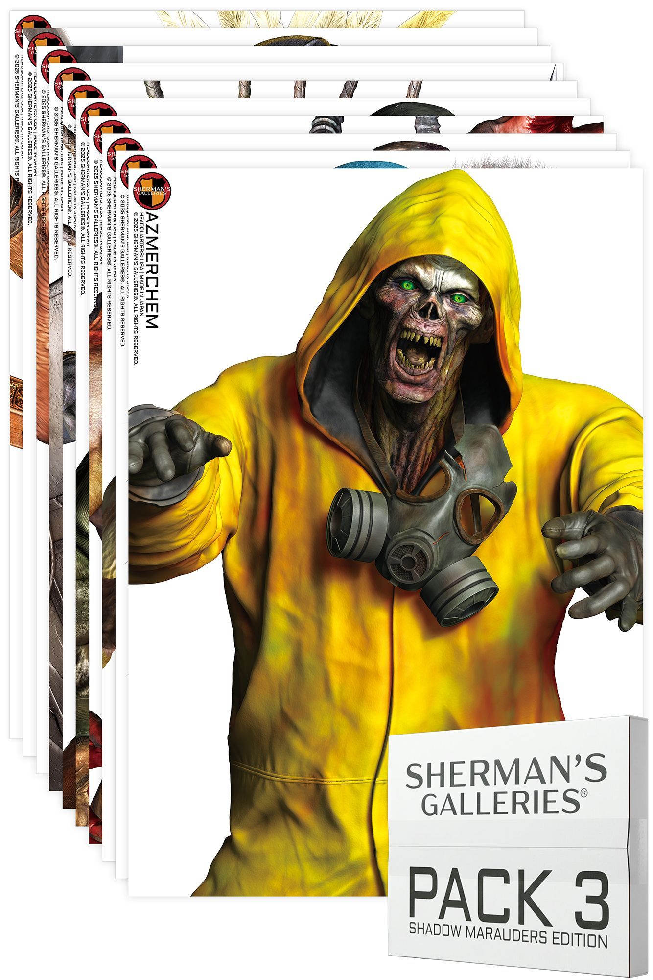 SHERMAN'S GALLERIES® PACK 3: SHADOW MARAUDERS EDITION (XL SERIES) - CASE OF 19 UNITS