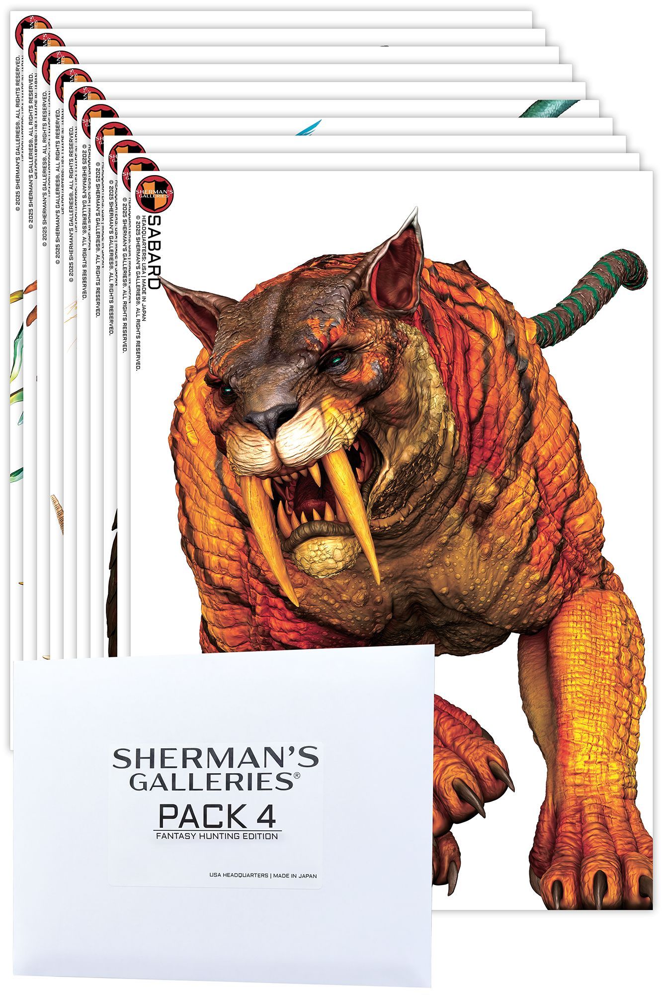 SHERMAN'S GALLERIES® PACK 4: FANTASY HUNTING EDITION (L SERIES) - CASE OF 86 UNITS