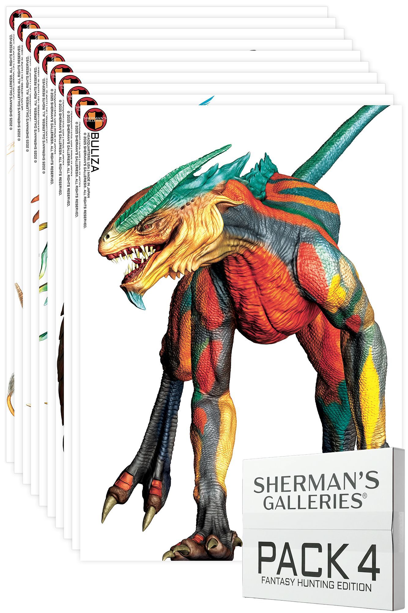 SHERMAN'S GALLERIES® PACK 4: FANTASY HUNTING EDITION (XL SERIES) - CASE OF 19 UNITS