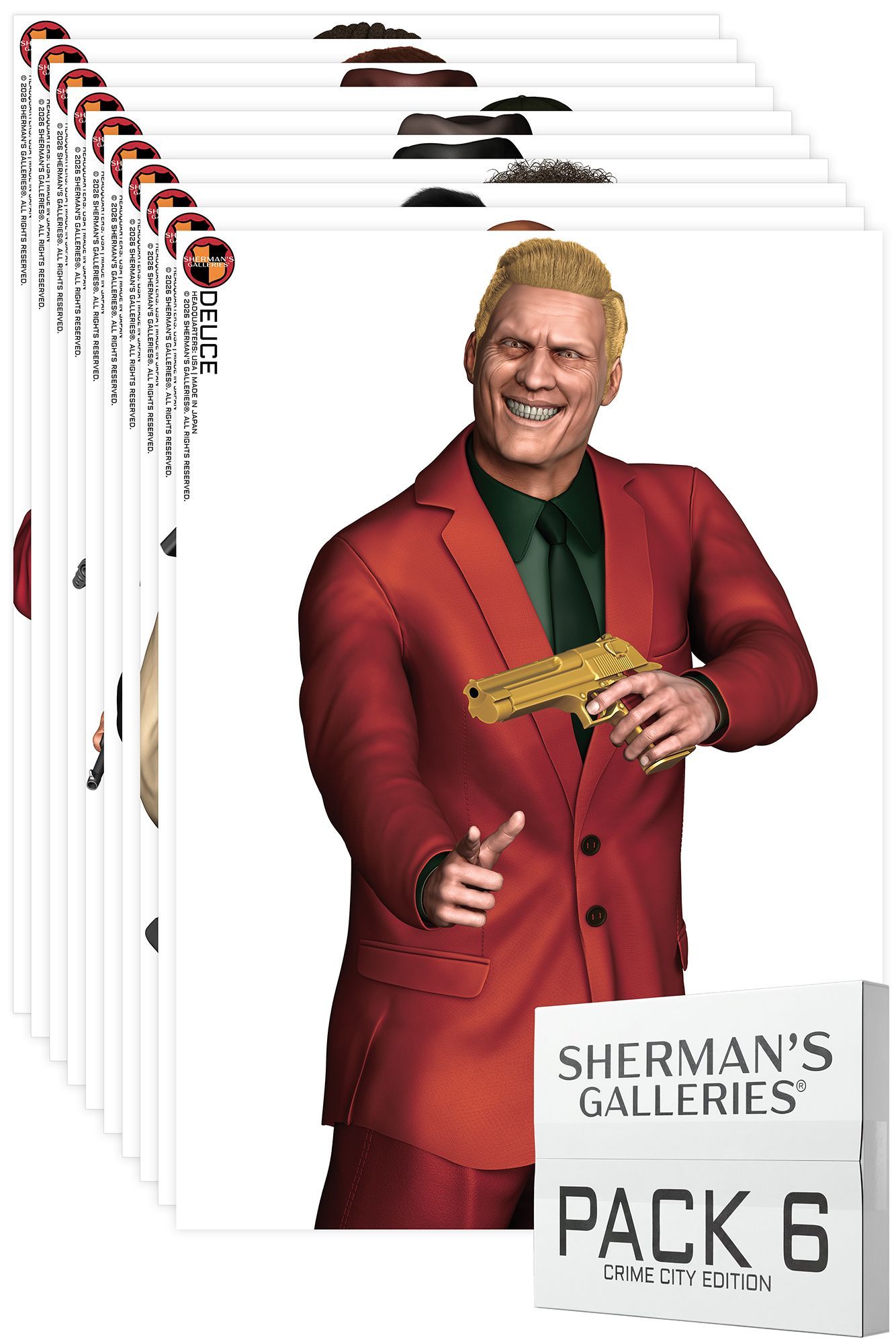 SHERMAN'S GALLERIES® PACK 6: CRIME CITY EDITION (XL SERIES) - CASE OF 19 UNITS