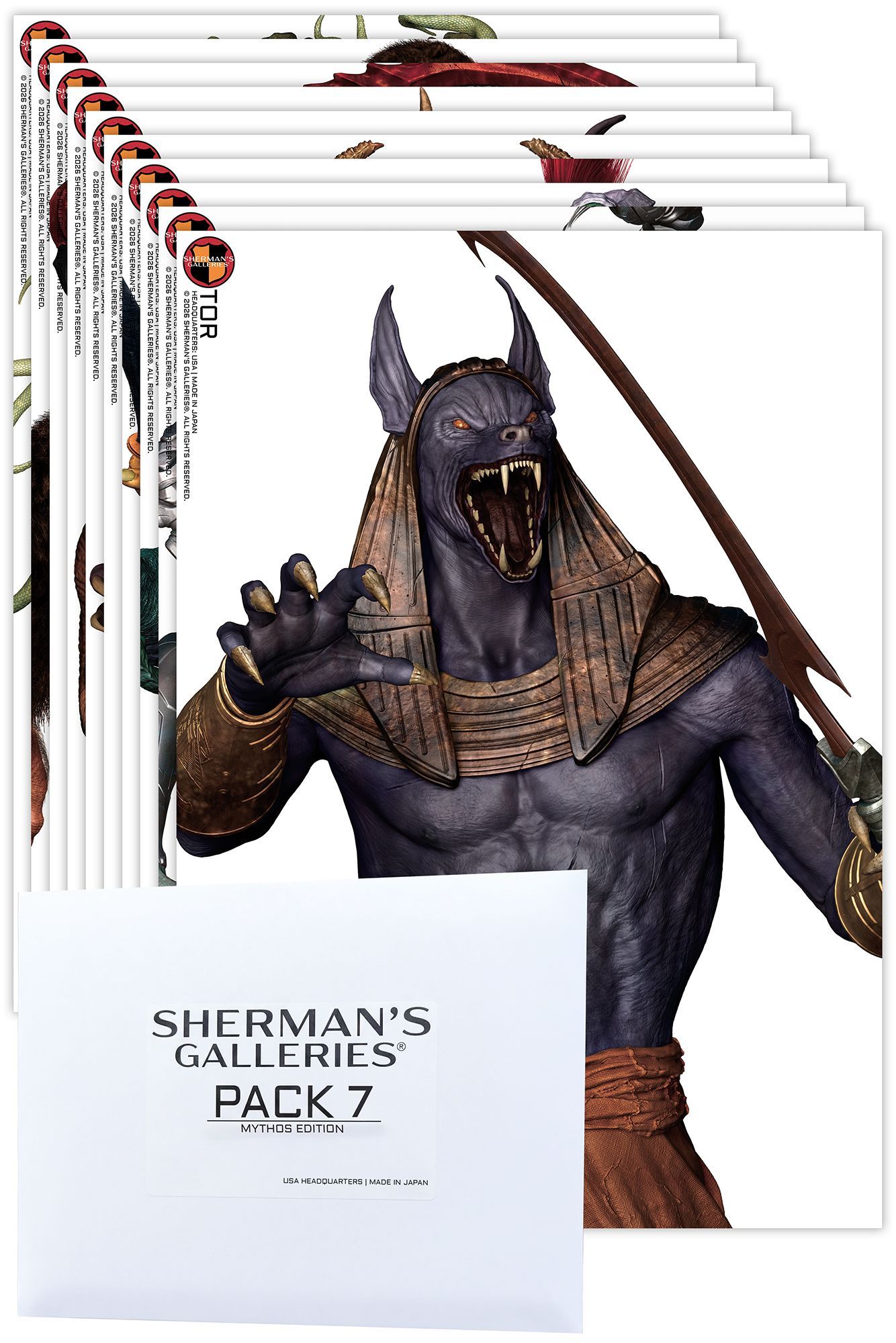 SHERMAN'S GALLERIES® PACK 7: MYTHOS EDITION (L SERIES) - CASE OF 86 UNITS