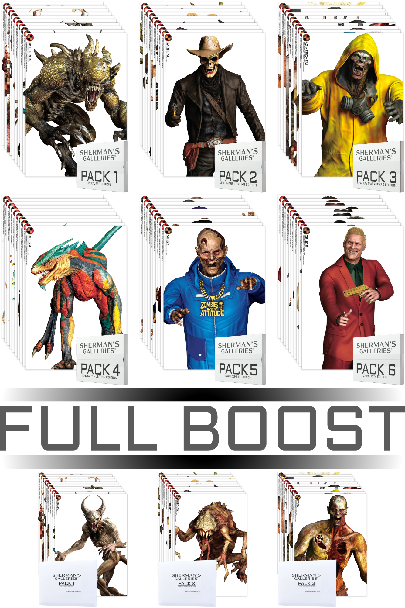 SHERMAN'S GALLERIES® FULL BOOST SET
