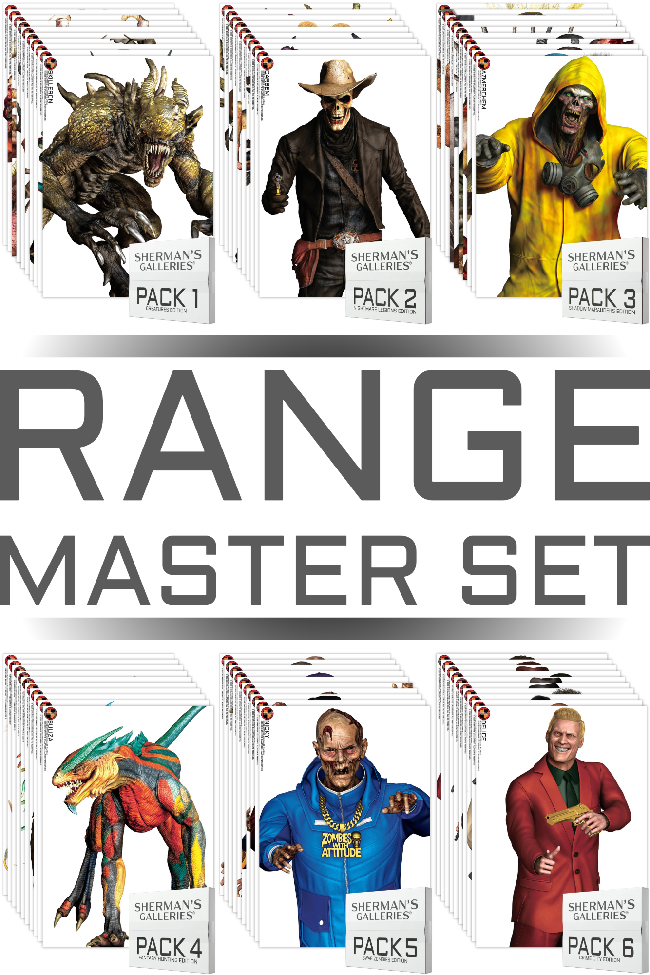 SHERMAN'S GALLERIES® RANGE MASTER SET