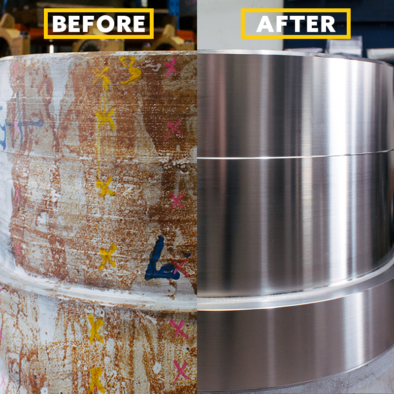 Thermal Spraying Before and After