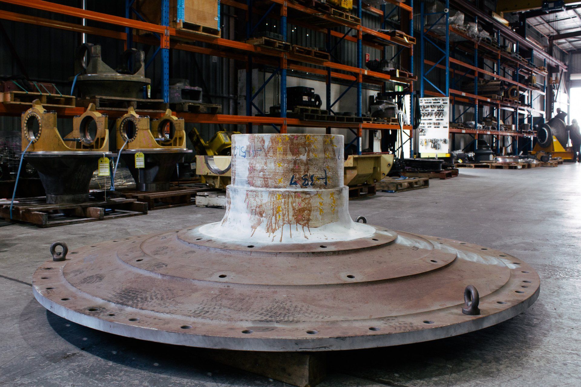 Before Mill Trunnion Repair