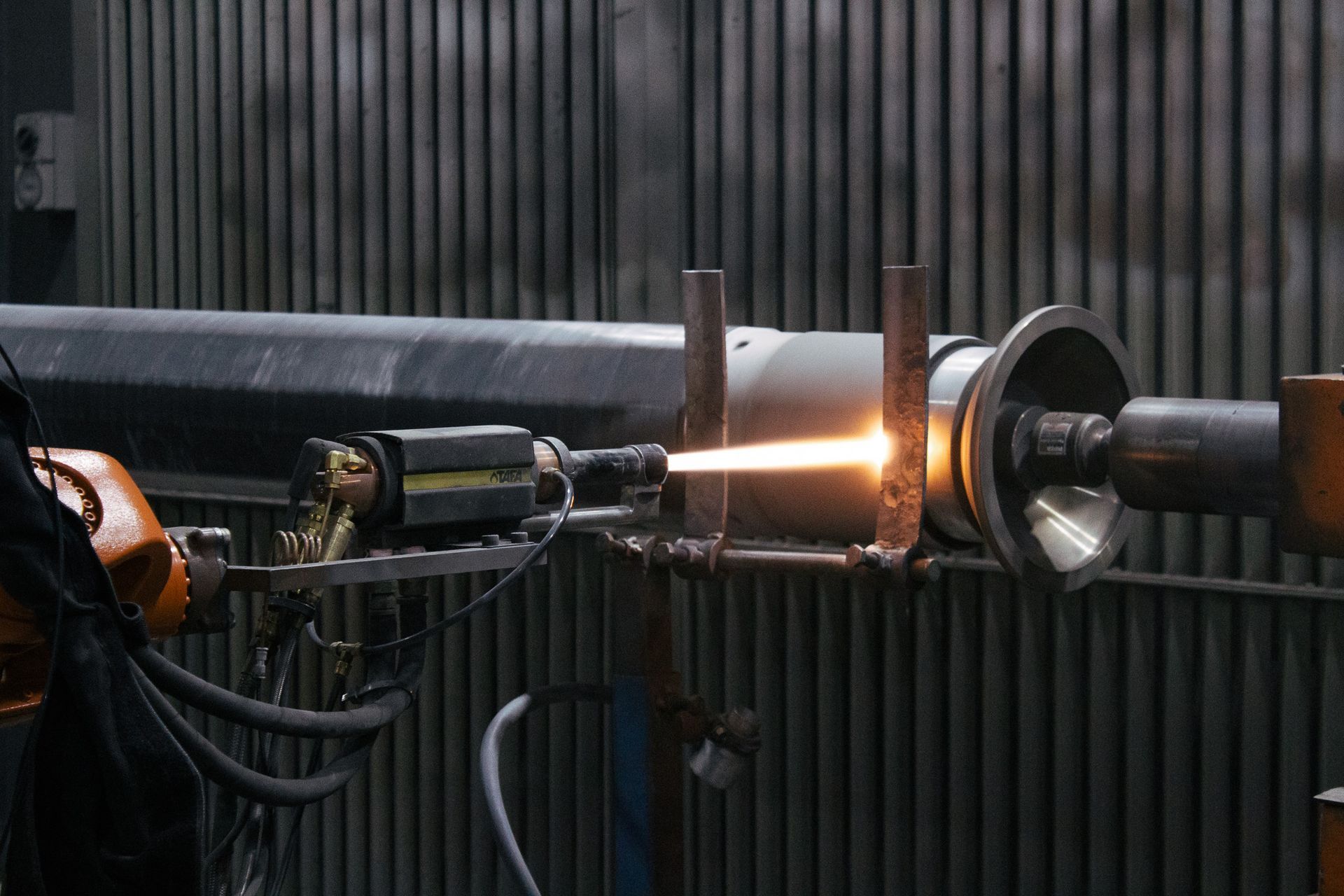 HVOF Thermal Spray Coating by New Metal Surfaces. Durable and high-quality coating.