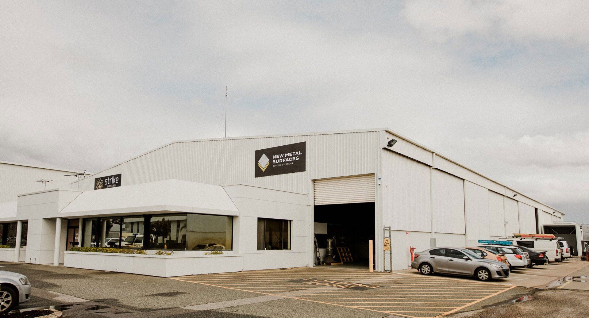 A picture of the New Metal Surfaces factory now.