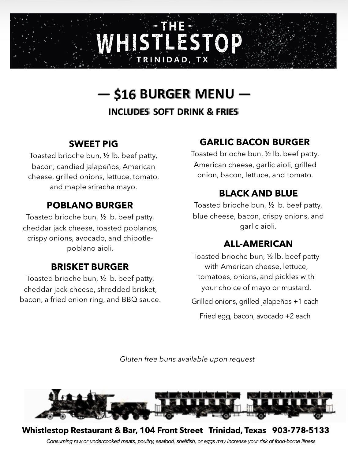 Burger Menu