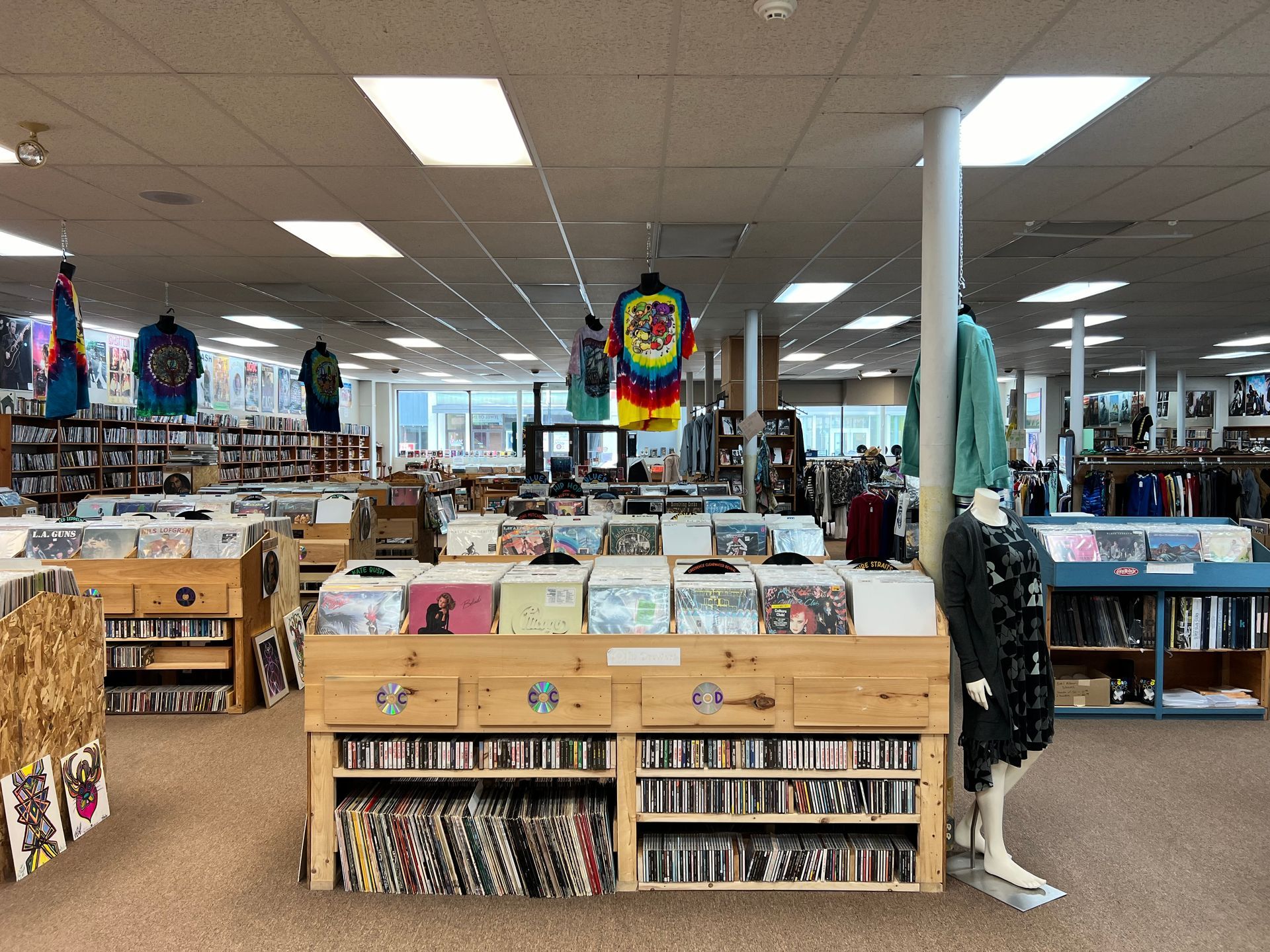 The Record Connection store display photo