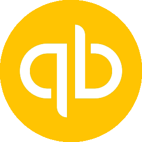 A yellow circle with the letter qb inside of it