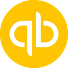 A yellow circle with the letter qb inside of it