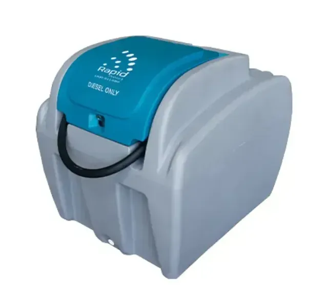 a blue and gray box that says diesel only on it