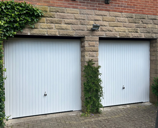 wooden garage door