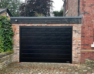 white colour garage door