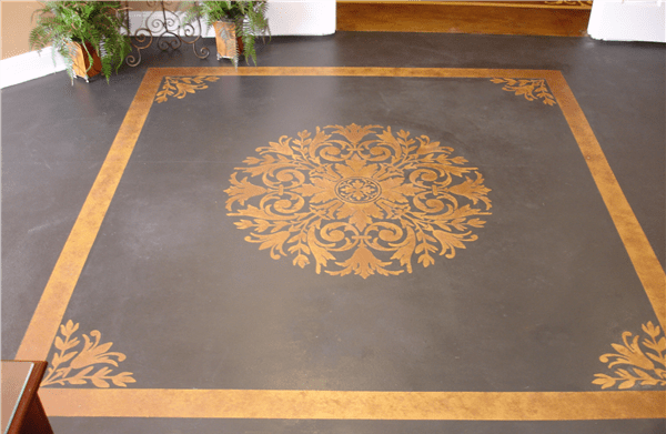 Faux Concrete Flooring