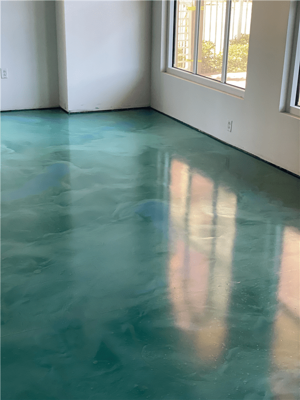 Metallic Reflector Enhancer Concrete Flooring Offered  With Epoxy and Polyaspartic Urethane.