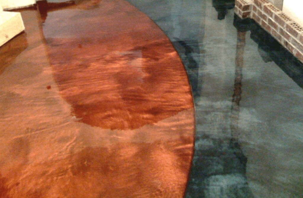 Metallic Reflector Enhancer Concrete Flooring Offered  With Epoxy and Polyaspartic Urethane.