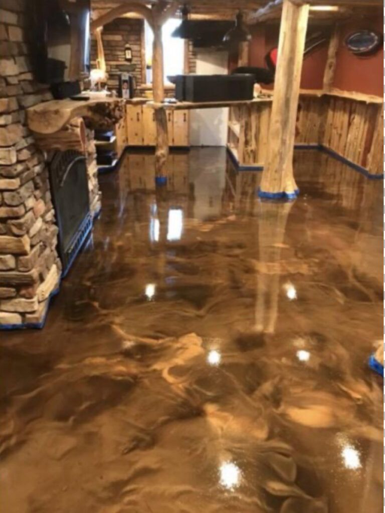 Metallic Reflector Enhancer Concrete Flooring Offered  With Epoxy and Polyaspartic Urethane.