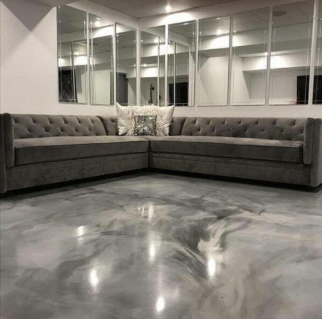 Metallic Reflector Enhancer Concrete Flooring Offered  With Epoxy and Polyaspartic Urethane.