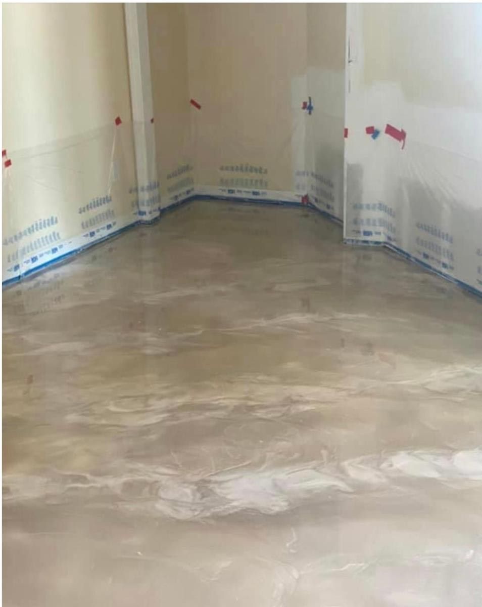 Metallic Reflector Enhancer Concrete Flooring Offered  With Epoxy and Polyaspartic Urethane.