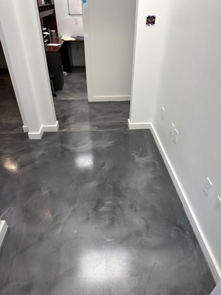 Metallic Reflector Enhancer Concrete Flooring Offered  With Epoxy and Polyaspartic Urethane.