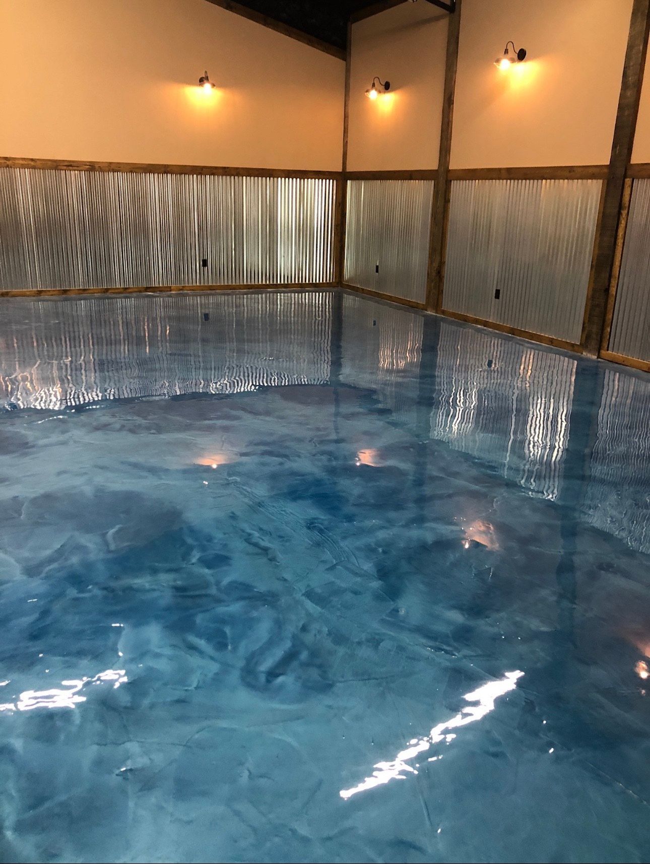 Metallic Reflector Enhancer Concrete Flooring Offered  With Epoxy and Polyaspartic Urethane.