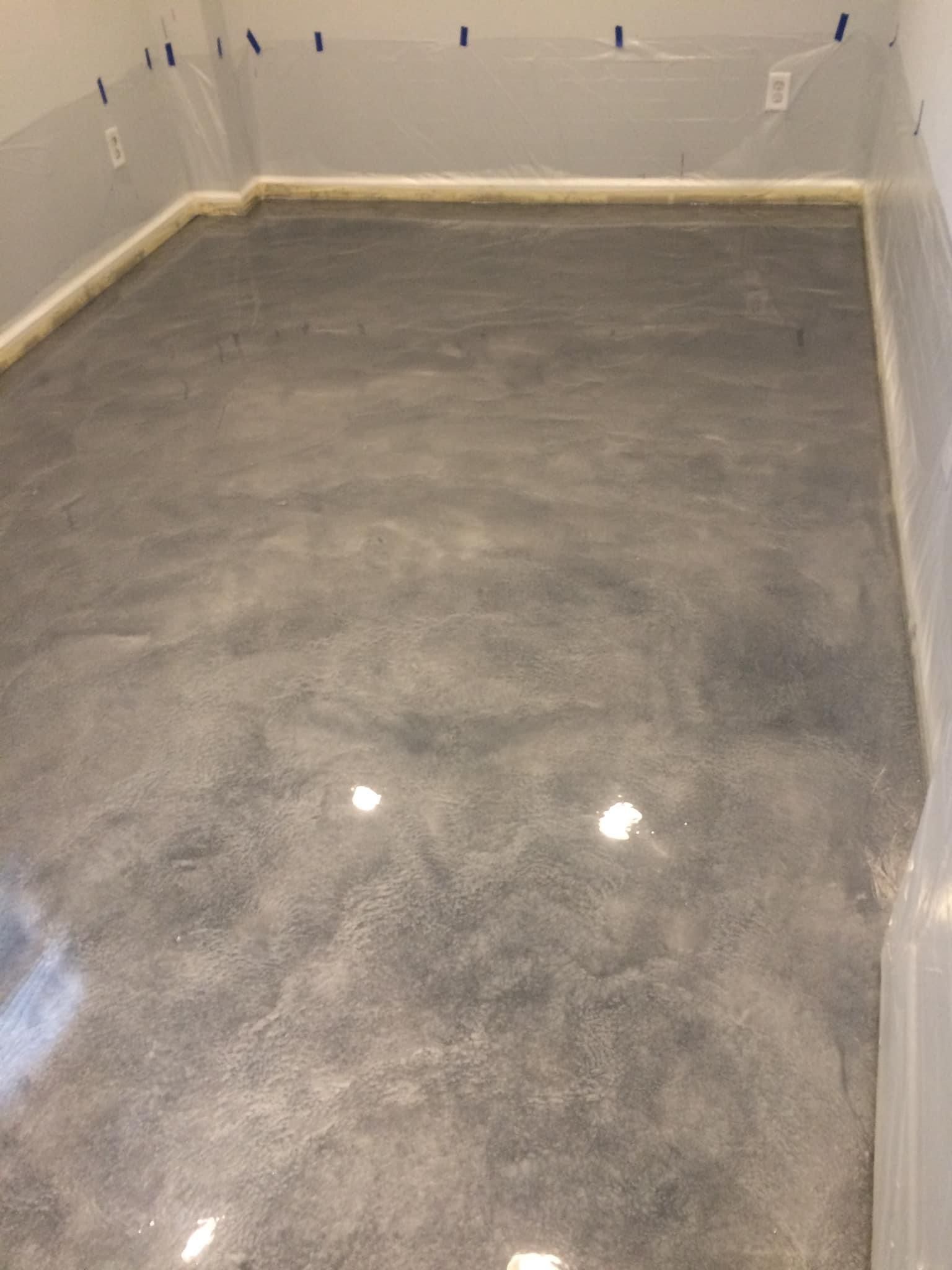 Metallic Reflector Enhancer Concrete Flooring Offered  With Epoxy and Polyaspartic Urethane.