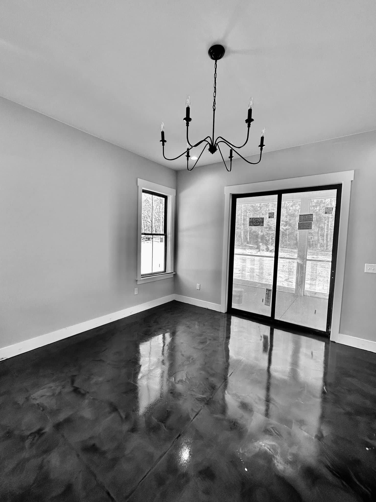 Metallic Reflector Enhancer Concrete Flooring Offered  With Epoxy and Polyaspartic Urethane.
