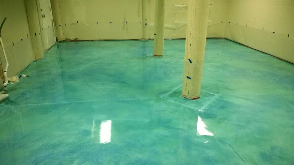 Metallic Reflector Enhancer Concrete Flooring Offered  With Epoxy and Polyaspartic Urethane.