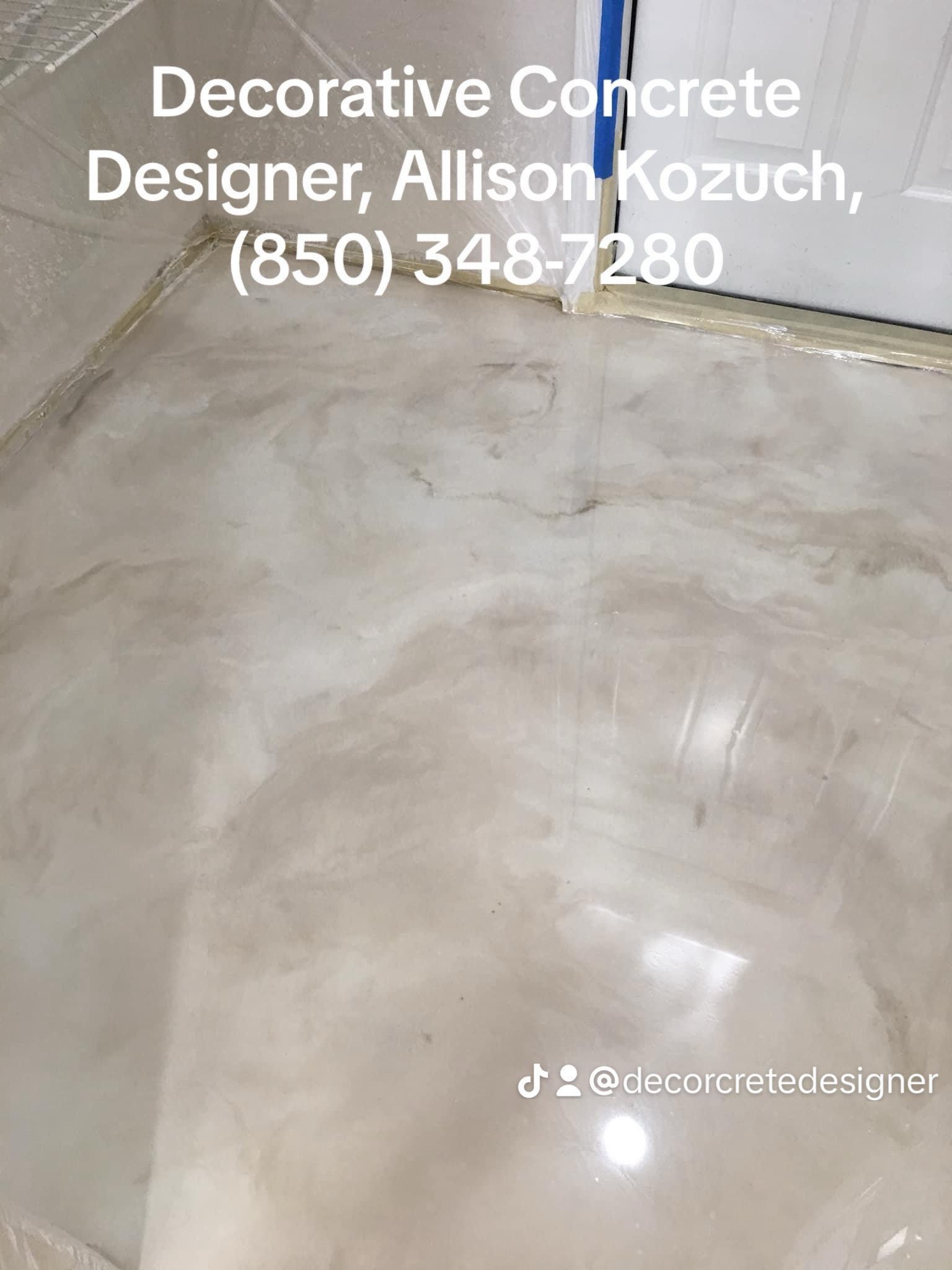 Metallic Reflector Enhancer Concrete Flooring Offered  With Epoxy and Polyaspartic Urethane.