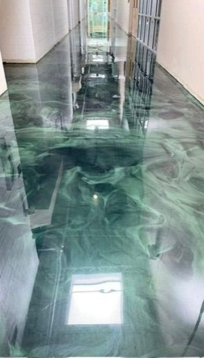 Metallic Reflector Enhancer Concrete Flooring Offered  With Epoxy and Polyaspartic Urethane.